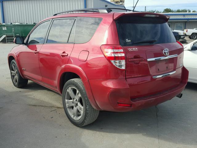 JTMWF4DVXC5044875 - 2012 TOYOTA RAV4 SPORT RED photo 3