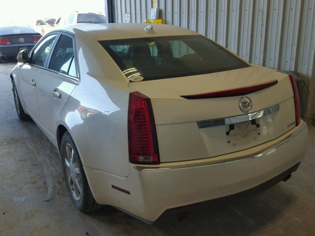 1G6DF577X90161228 - 2009 CADILLAC CTS WHITE photo 3