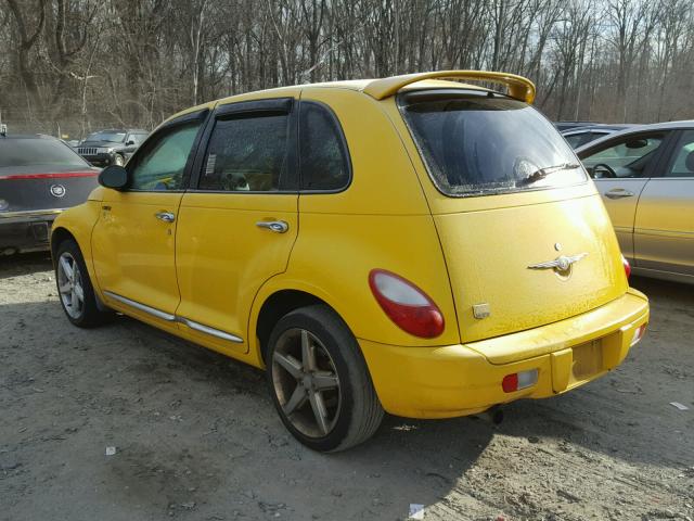 3A8FY58B06T274163 - 2006 CHRYSLER PT CRUISER YELLOW photo 3