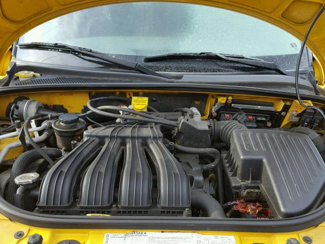 3A8FY58B06T274163 - 2006 CHRYSLER PT CRUISER YELLOW photo 7