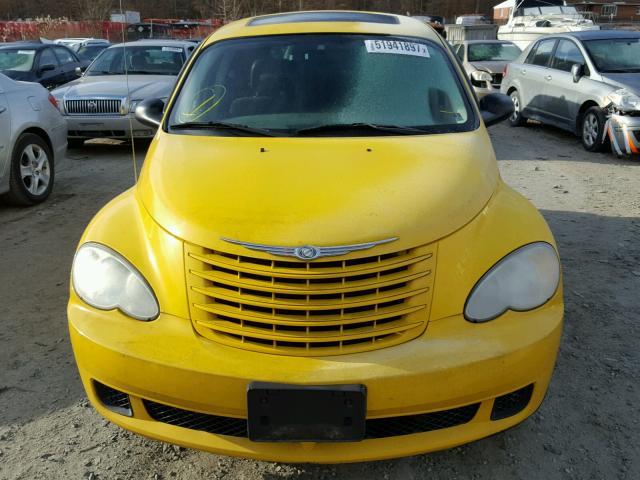 3A8FY58B06T274163 - 2006 CHRYSLER PT CRUISER YELLOW photo 9