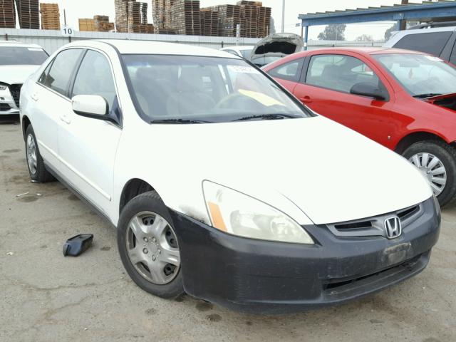 1HGCM56334A008644 - 2004 HONDA ACCORD LX WHITE photo 1