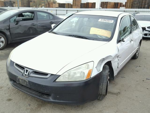 1HGCM56334A008644 - 2004 HONDA ACCORD LX WHITE photo 2