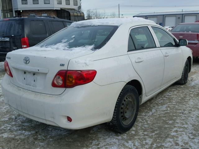 JTDBL40E299093096 - 2009 TOYOTA COROLLA BA WHITE photo 4