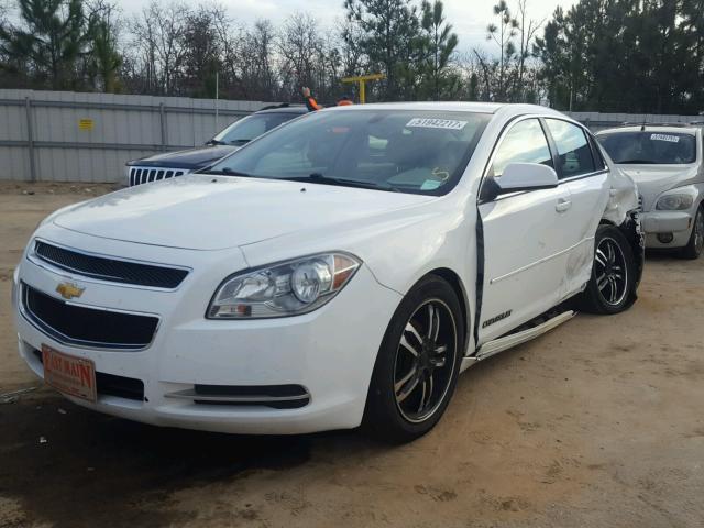 1G1ZD5E71BF165434 - 2011 CHEVROLET MALIBU 2LT WHITE photo 2