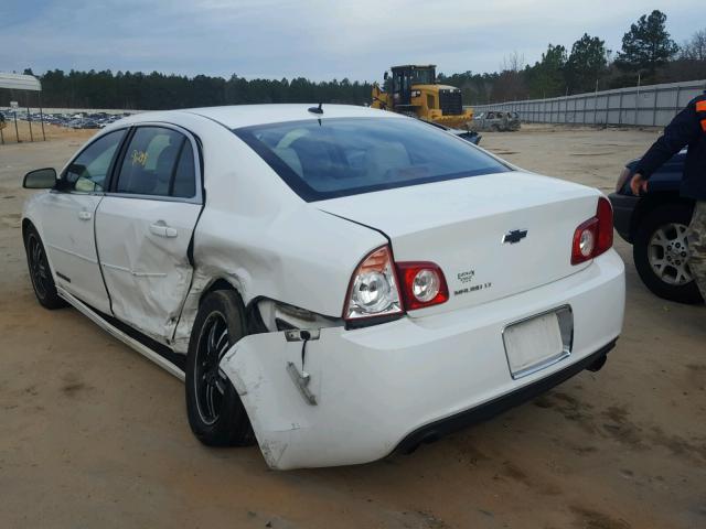 1G1ZD5E71BF165434 - 2011 CHEVROLET MALIBU 2LT WHITE photo 3