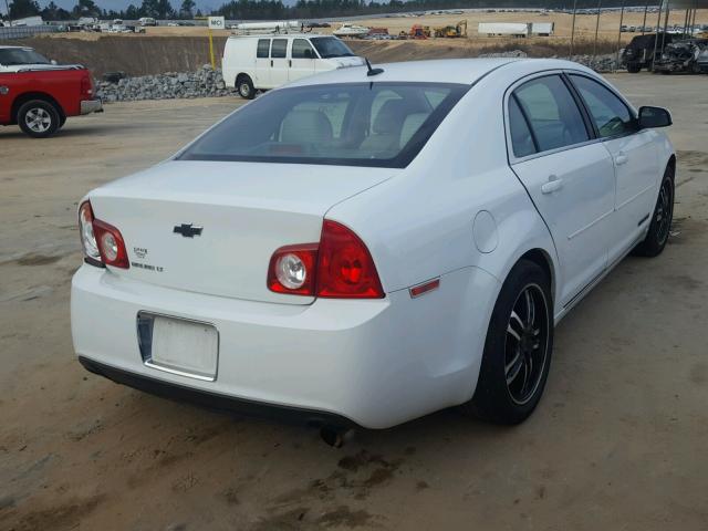 1G1ZD5E71BF165434 - 2011 CHEVROLET MALIBU 2LT WHITE photo 4