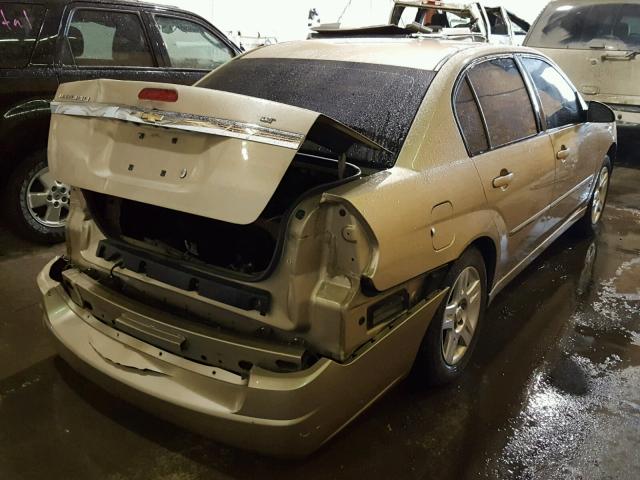 1G1ZT51F06F255180 - 2006 CHEVROLET MALIBU LT GOLD photo 4