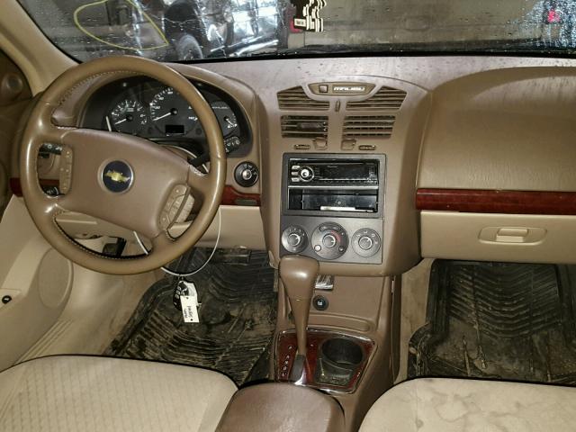 1G1ZT51F06F255180 - 2006 CHEVROLET MALIBU LT Qızıl foto 9