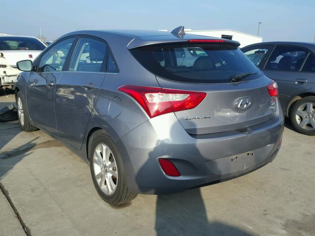 KMHD35LEXDU150687 - 2013 HYUNDAI ELANTRA GT GRAY photo 3