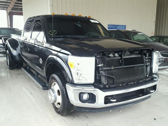 1FT8W3CT7BEC60846 - 2011 FORD F350 SUPER BLACK photo 1