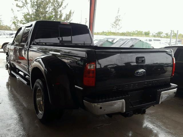 1FT8W3CT7BEC60846 - 2011 FORD F350 SUPER BLACK photo 3