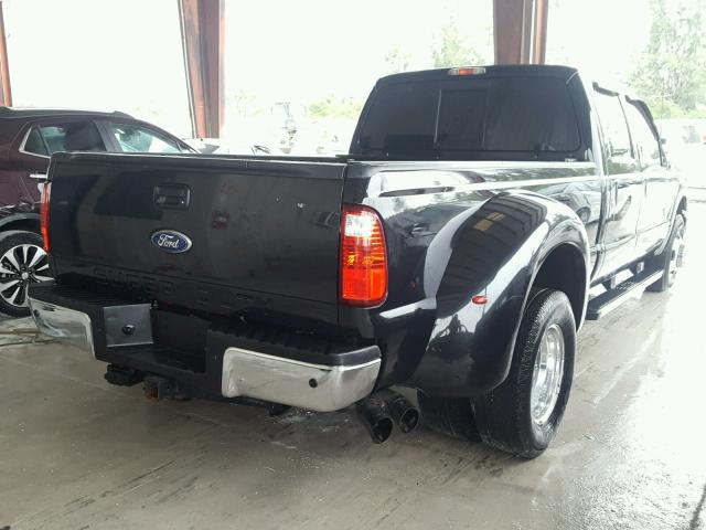 1FT8W3CT7BEC60846 - 2011 FORD F350 SUPER BLACK photo 4