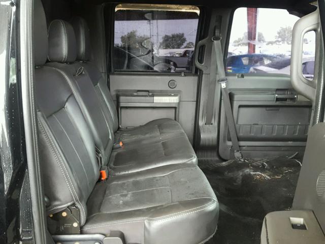 1FT8W3CT7BEC60846 - 2011 FORD F350 SUPER BLACK photo 6