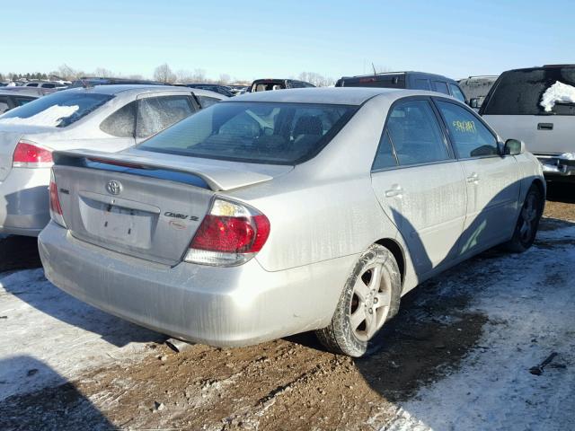 4T1BE32K66U652273 - 2006 TOYOTA CAMRY LE SILVER photo 4