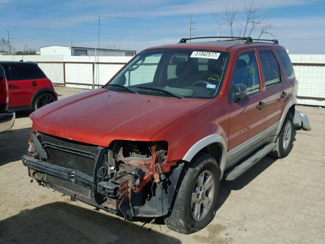 1FMYU03177KA91158 - 2007 FORD ESCAPE XLT ORANGE photo 2