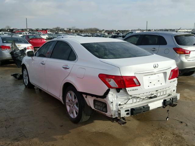 JTHBJ46GX72096203 - 2007 LEXUS ES 350 WHITE photo 3