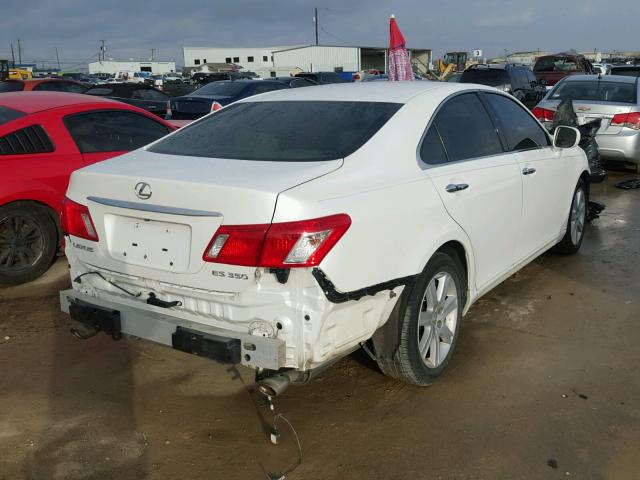 JTHBJ46GX72096203 - 2007 LEXUS ES 350 WHITE photo 4