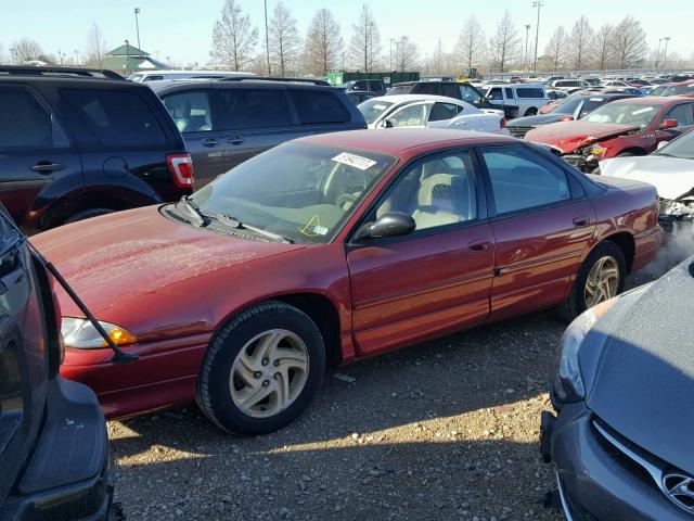 2B3HD56T2SH654584 - 1995 DODGE INTREPID E MAROON photo 2