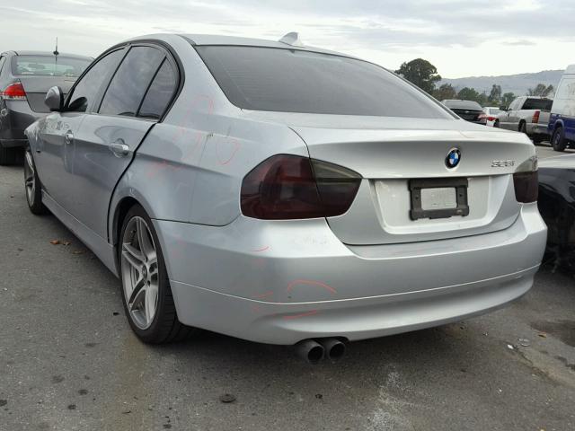 WBAVA37568NL44210 - 2008 BMW 328 I SILVER photo 3