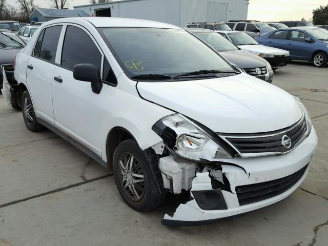 3N1CC1AP0BL409064 - 2011 NISSAN VERSA S WHITE photo 1