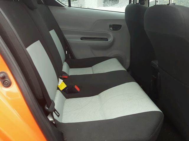 JTDKDTB33C1007724 - 2012 TOYOTA PRIUS C ORANGE photo 6