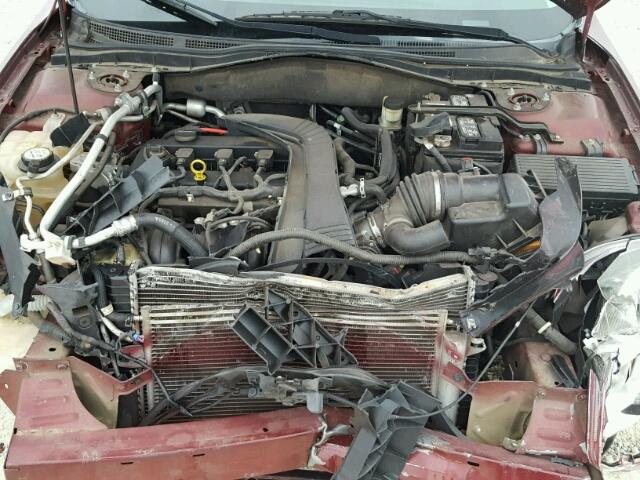 3FAFP07Z86R155226 - 2006 FORD FUSION SE BURGUNDY photo 7