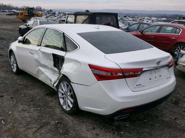 4T1BK1EB7DU048091 - 2013 TOYOTA AVALON BAS WHITE photo 3