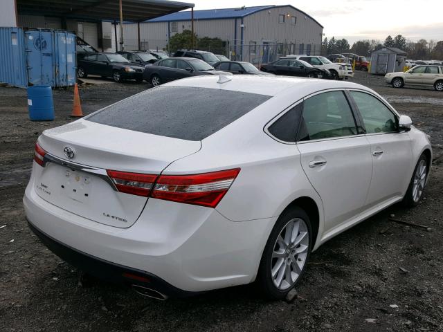 4T1BK1EB7DU048091 - 2013 TOYOTA AVALON BAS WHITE photo 4