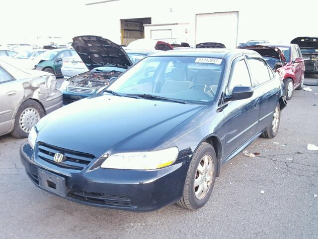 JHMCG56601C026971 - 2001 HONDA ACCORD EX BLACK photo 2