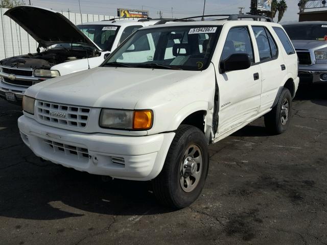 4S2CK58W1W4304408 - 1998 ISUZU RODEO S WHITE photo 2