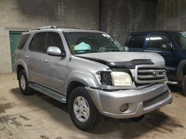 5TDBT48A61S038237 - 2001 TOYOTA SEQUOIA LI GRAY photo 1