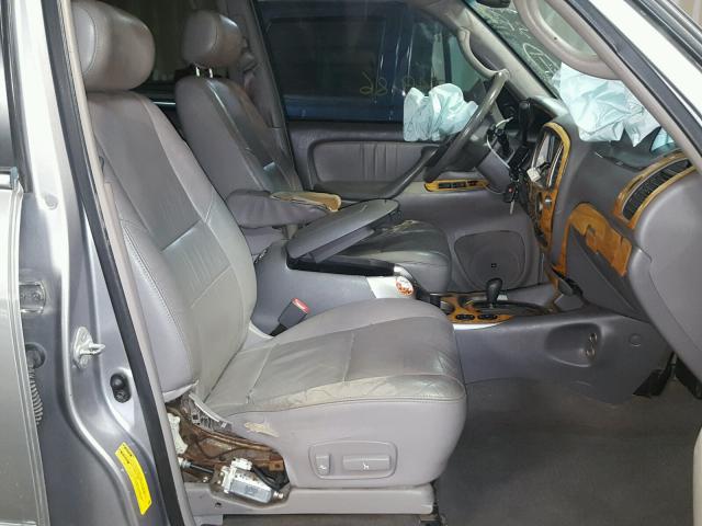 5TDBT48A61S038237 - 2001 TOYOTA SEQUOIA LI GRAY photo 5