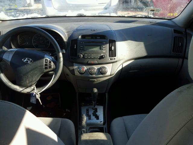 KMHDU4AD1AU178780 - 2010 HYUNDAI ELANTRA BL BLACK photo 9