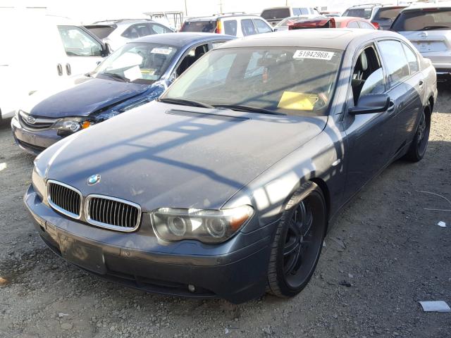 WBAGN63574DS52186 - 2004 BMW 745 LI Gri fotoğraf 2