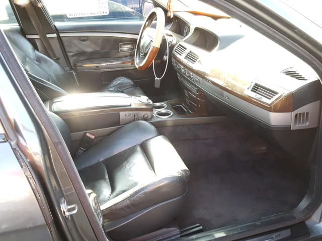 WBAGN63574DS52186 - 2004 BMW 745 LI Gri fotoğraf 5