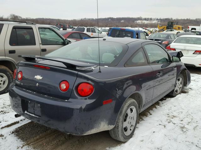 1G1AK18F187268225 - 2008 CHEVROLET COBALT LS GRAY photo 4