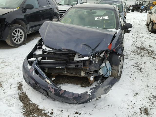 1G1AK18F187268225 - 2008 CHEVROLET COBALT LS GRAY photo 9