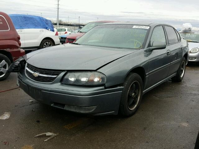 2G1WH52KX59113264 - 2005 CHEVROLET IMPALA LS GRAY photo 2