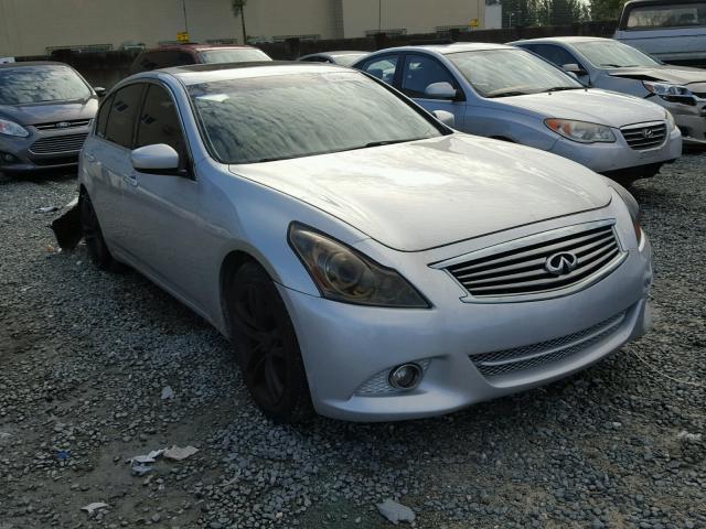 JN1CV6AR9AM253829 - 2010 INFINITI G37 SILVER photo 1