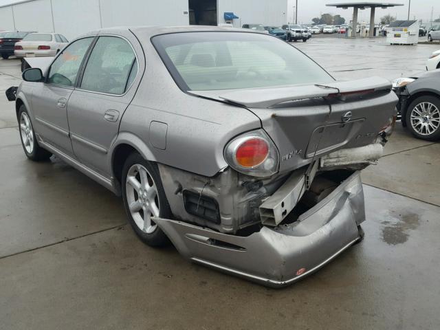 JN1DA31D33T514285 - 2003 NISSAN MAXIMA GLE GRAY photo 3