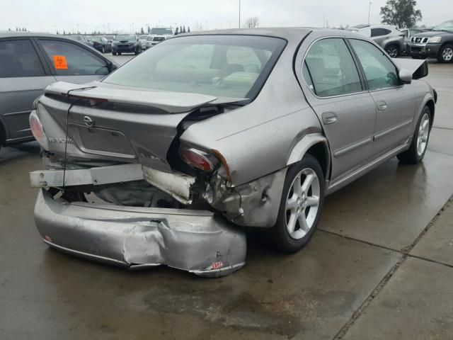 JN1DA31D33T514285 - 2003 NISSAN MAXIMA GLE GRAY photo 4