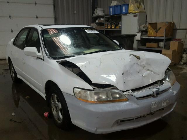 1HGCG1657YA004054 - 2000 HONDA ACCORD EX WHITE photo 1