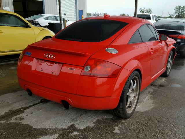 TRUWT28NX61007172 - 2006 AUDI TT QUATTRO RED photo 4