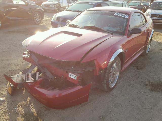 1FAFP42X2XF169408 - 1999 FORD MUSTANG GT RED photo 2