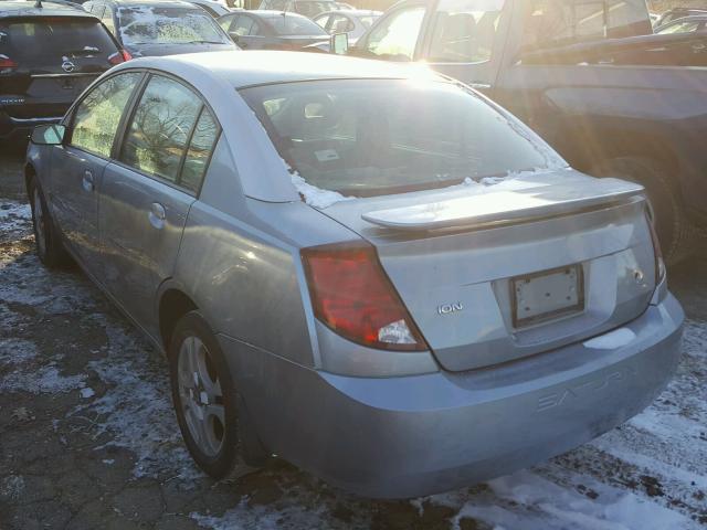 1G8AL52F03Z123169 - 2003 SATURN ION LEVEL BLUE photo 3