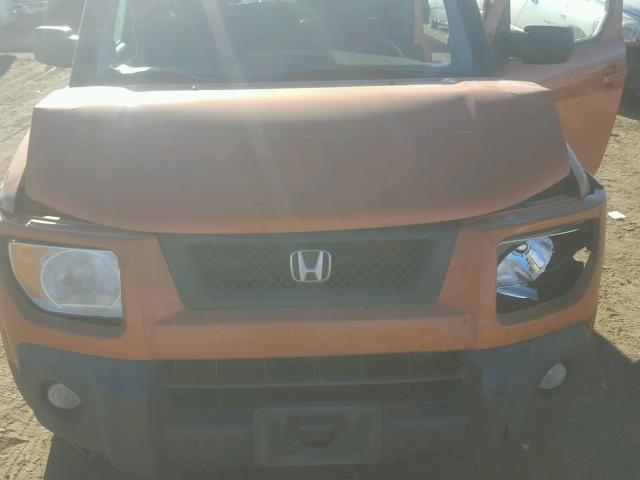 5J6YH28716L019845 - 2006 HONDA ELEMENT EX ORANGE photo 7