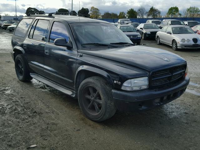 1B4HR48Z02F200263 - 2002 DODGE DURANGO SL BLACK photo 1