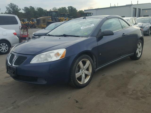 1G2ZH361984111057 - 2008 PONTIAC G6 GT BLUE photo 2