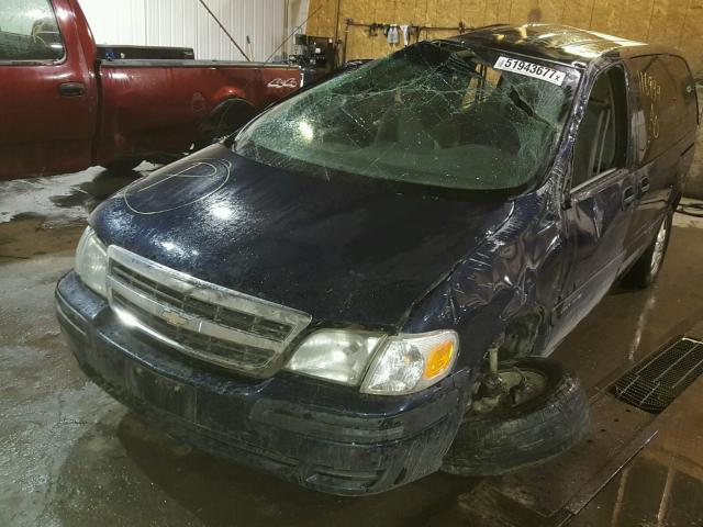 1GNDV03E93D123603 - 2003 CHEVROLET VENTURE BLUE photo 2